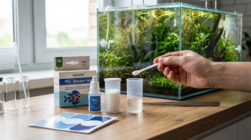 Измерение концентрации фосфатов аквариумной воды
