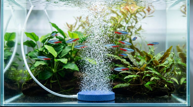 Работающий распылитель для насыщения воды кислородом