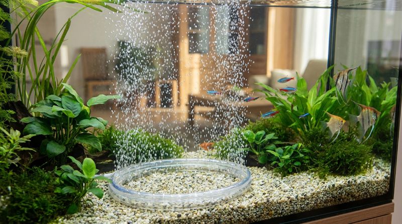 Кольцевой аэратор для насыщения аквариумной воды кислородом