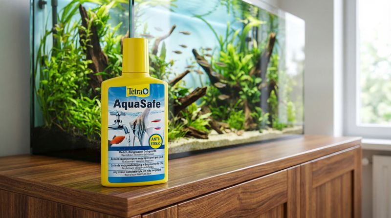 Кажется, что вода в аквариуме идеально чистая, но именно AquaSafe делает её химически пригодной для жизни, связывая невидимые глазу токсины