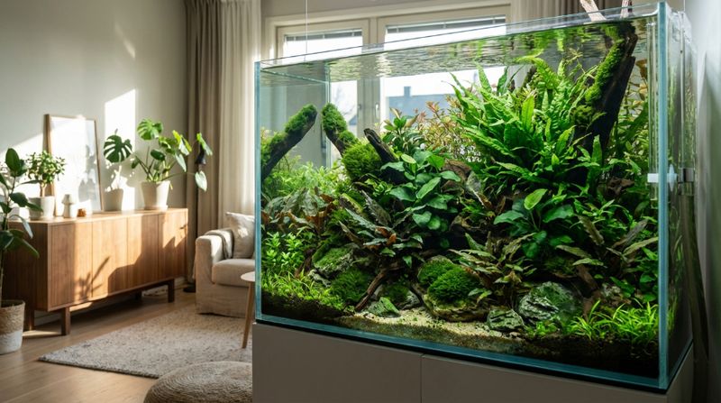Растительная экосистема очищающая воду биологически