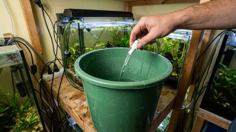 Плановая подмена аквариумной воды сохраняется при использовании средства Tetra Biocoryn для переработки органики