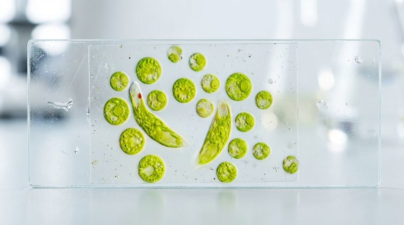 Фитопланктон - микроскопические частицы, которые делают воду мутной и вязкой