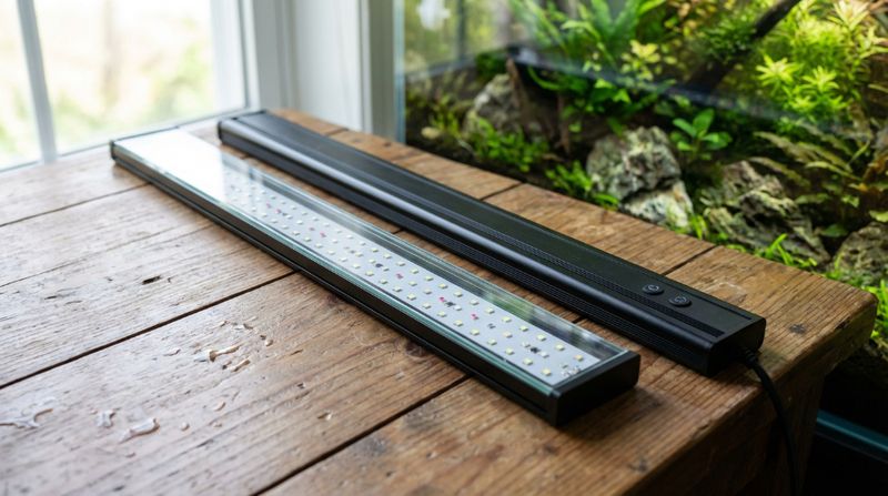 Специализированные LED-панели позволяют комбинировать белый свет с красными и синими диодами для эффективного фотосинтеза